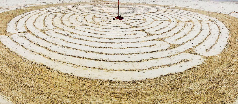 Port Aransas Beach Labyrinth 2023