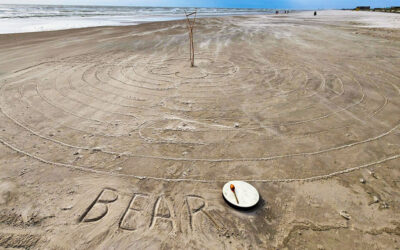 Port Aransas Beach Bear Labyrinth 2025