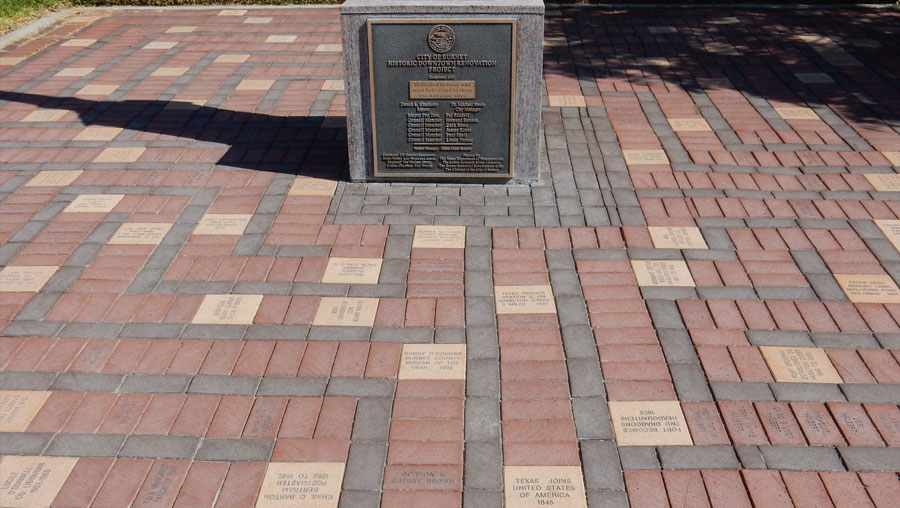 History Plaza Burnet County Courthouse